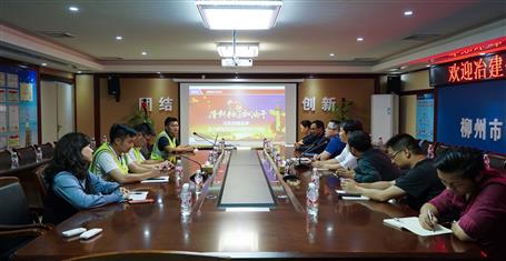 公司组织人事处到集团五建项目部学习交流党88858cc永利官网作