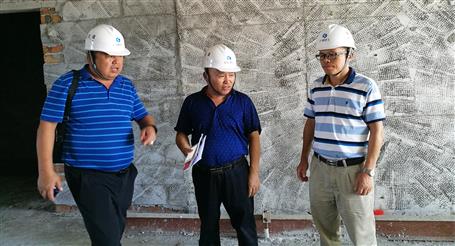 唐峰率队到汇金·时代广场工程项目开展第三季度清静质量大检查