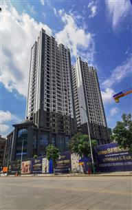 桂金分公司承建的河池市银泰王府?都会花园工程通过人防专项复验