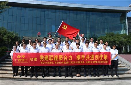 南宁区域各支部联合开展主题党日运动