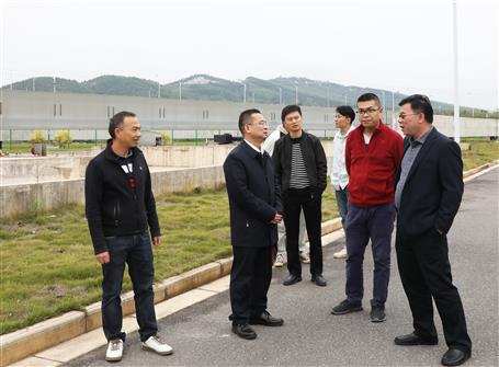 覃振华到项目调研指导事情