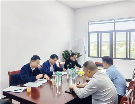赖海标到玉林贵港与项目业主单位举行事情交流