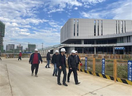 周善学到第十二分公司项目调研指导事情