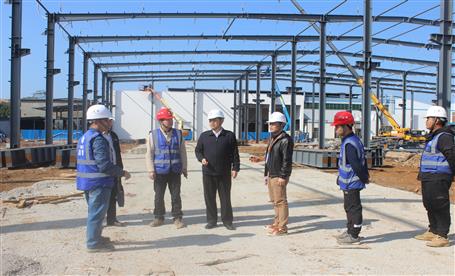 蒙胜益到第六分公司项目调研指导事情