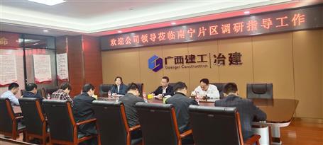 覃振华到南宁片区调研指导事情