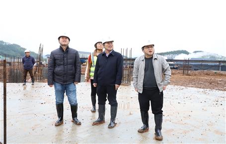 廖立波到项目开展第一季度清静生产质量综合大检查