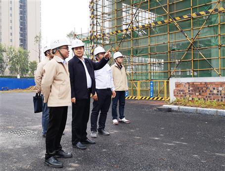 蒙胜益到冶建桂东分公司项目开展第四序度清静生产质量综合大检查