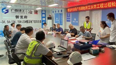 【“两个年”双提升】广西修建业联合会专家组到磐龙府项目检查指导