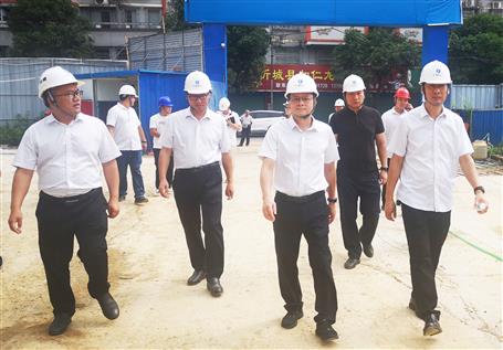 陶礼智到冶建第二分公司项目开展第三季度清静生产质量综合大检查