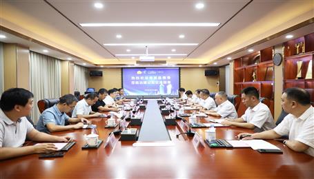 覃振华与鹿寨县委副书记、县长杨毅举行事情谈判