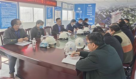 黄鸣到冶建公司项目开展岁末质量清静综合大检查